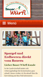Mobile Screenshot of bauer-wuerfl.de
