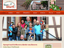 Tablet Screenshot of bauer-wuerfl.de